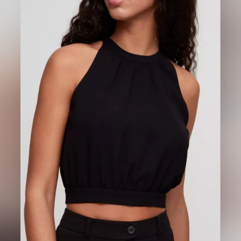 Wilfred | Aritzia Red Patrice Halter Top, Tie Back, Size XS - Picture 10 of 10